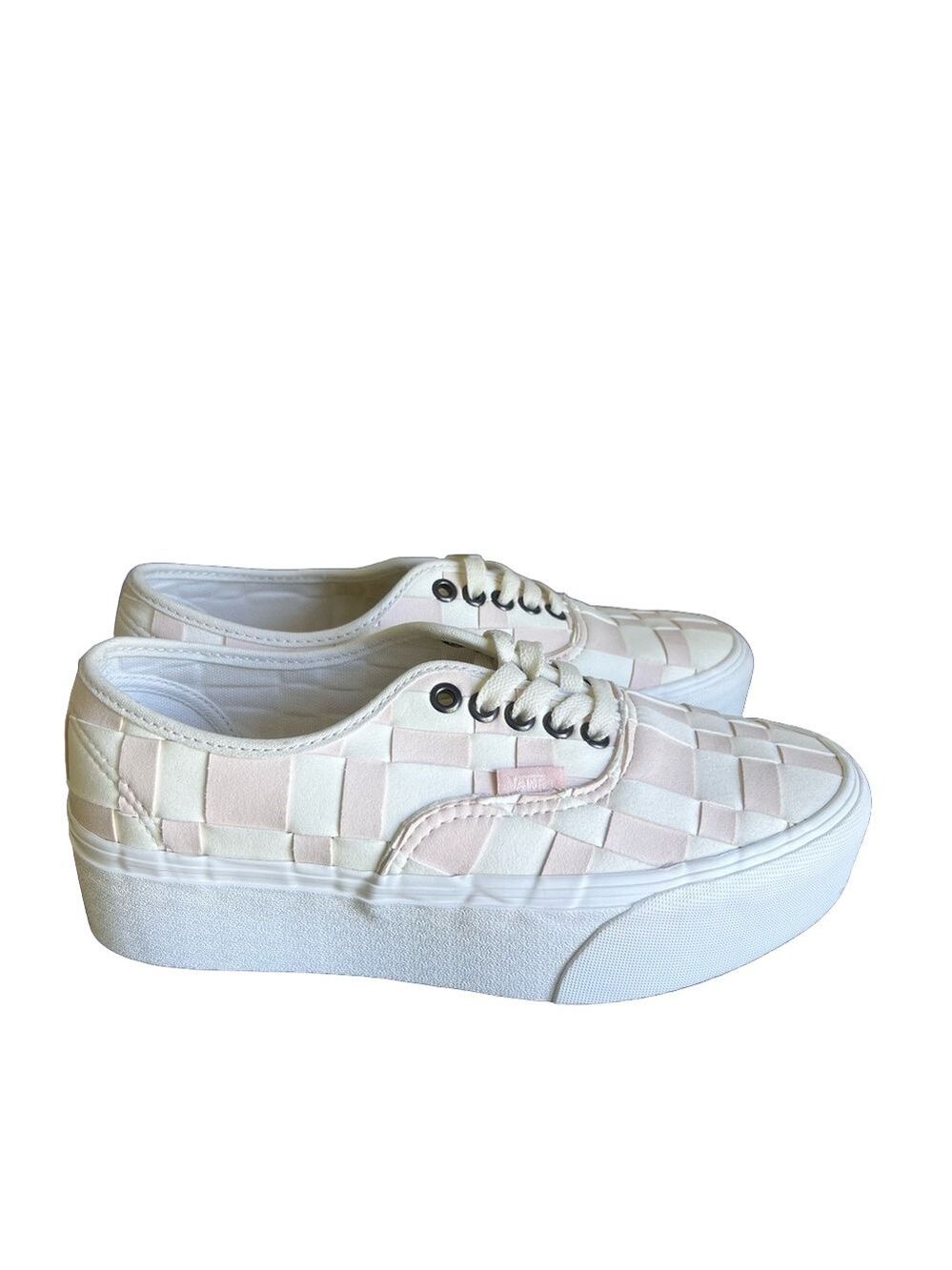 Vans NEW Women's Authentic Woven Check Stackform Ox Shoe Size 8 #237
